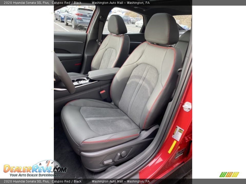 2020 Hyundai Sonata SEL Plus Calypso Red / Black Photo #15