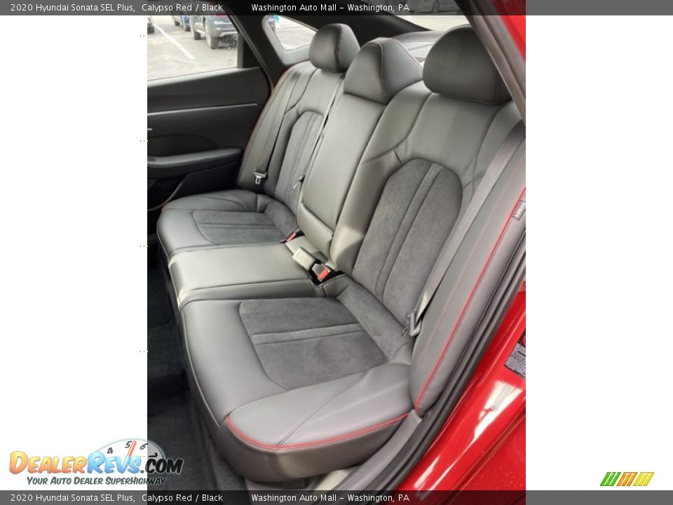 2020 Hyundai Sonata SEL Plus Calypso Red / Black Photo #19