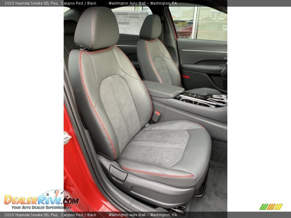 2020 Hyundai Sonata SEL Plus Calypso Red / Black Photo #25