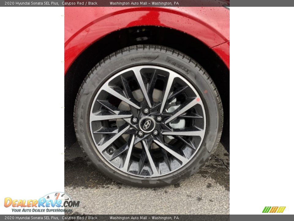 2020 Hyundai Sonata SEL Plus Calypso Red / Black Photo #28
