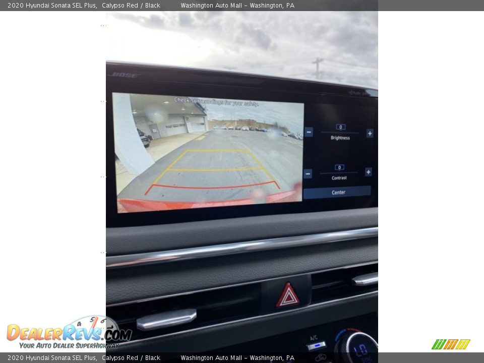 2020 Hyundai Sonata SEL Plus Calypso Red / Black Photo #31