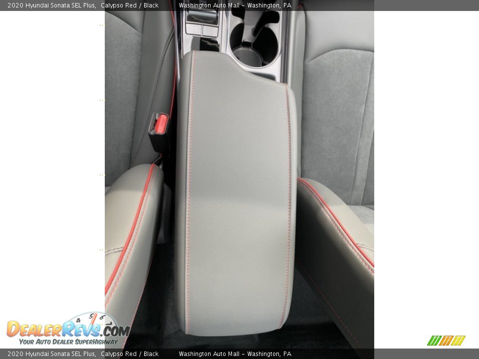 2020 Hyundai Sonata SEL Plus Calypso Red / Black Photo #33