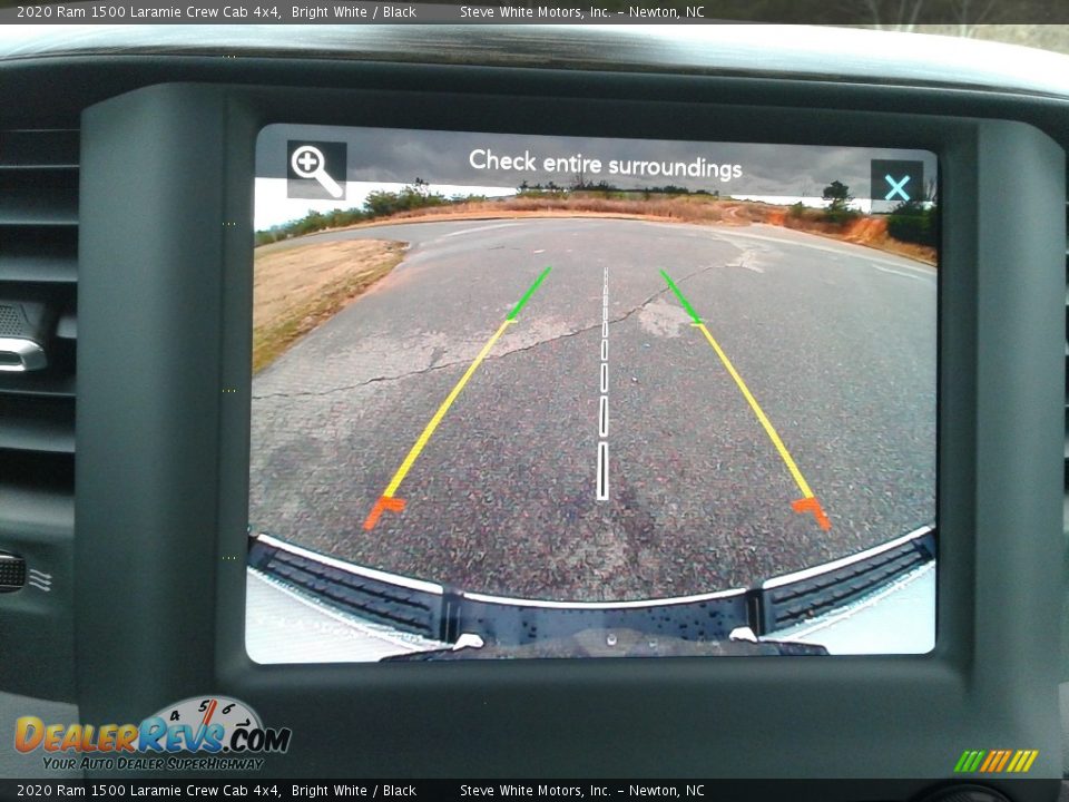 2020 Ram 1500 Laramie Crew Cab 4x4 Bright White / Black Photo #31
