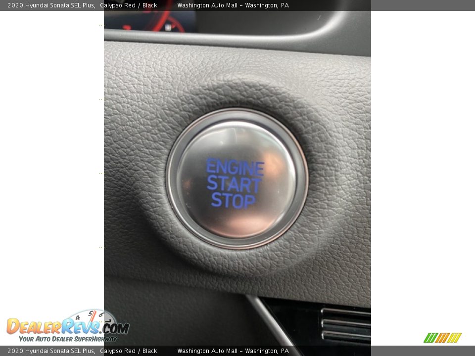 2020 Hyundai Sonata SEL Plus Calypso Red / Black Photo #35