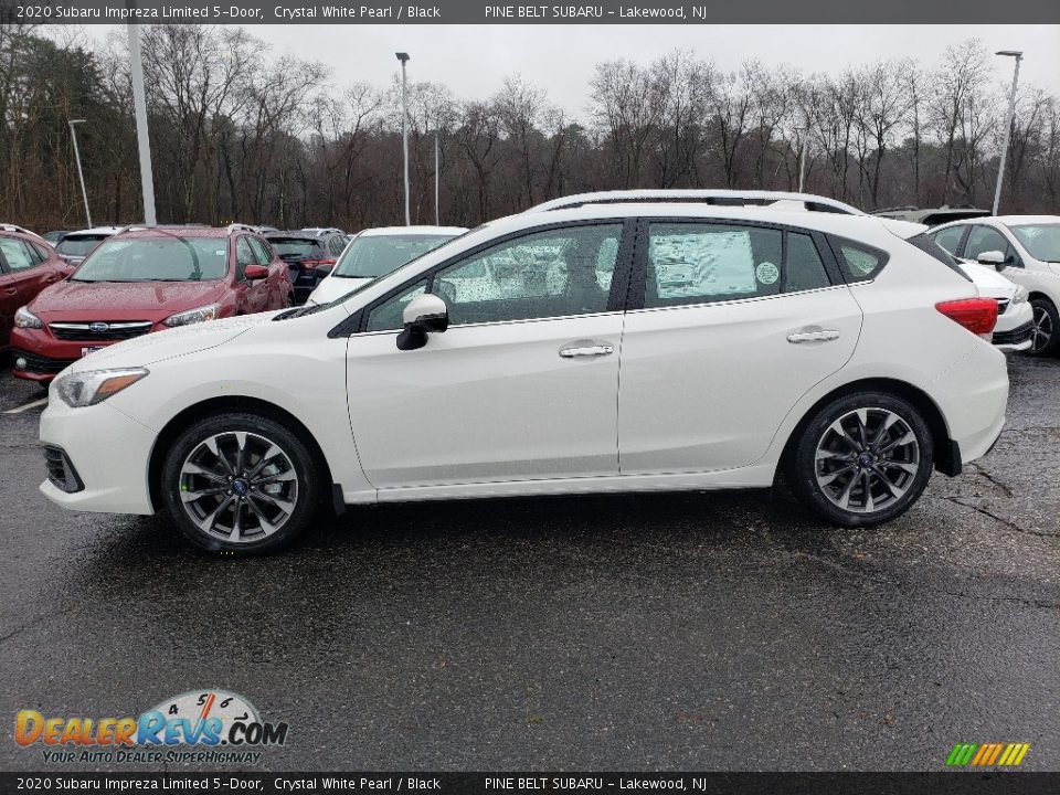 2020 Subaru Impreza Limited 5-Door Crystal White Pearl / Black Photo #3