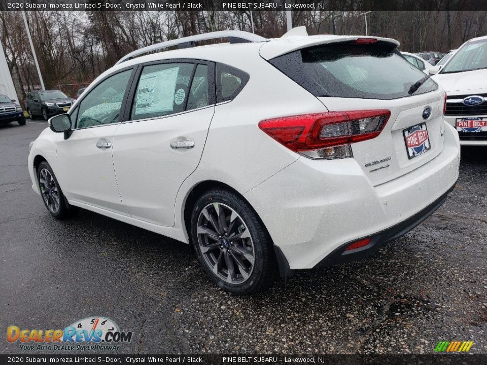 2020 Subaru Impreza Limited 5-Door Crystal White Pearl / Black Photo #4