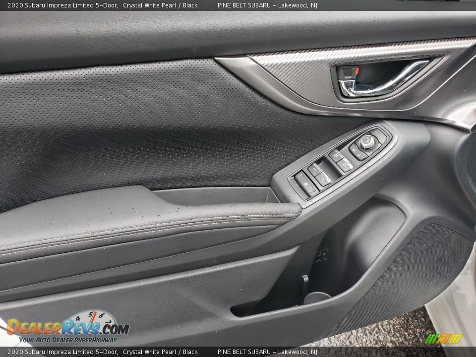 2020 Subaru Impreza Limited 5-Door Crystal White Pearl / Black Photo #8