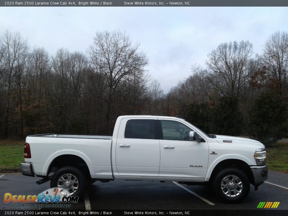 Bright White 2020 Ram 2500 Laramie Crew Cab 4x4 Photo #5