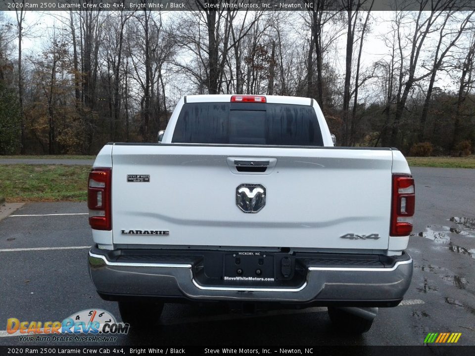 2020 Ram 2500 Laramie Crew Cab 4x4 Bright White / Black Photo #7
