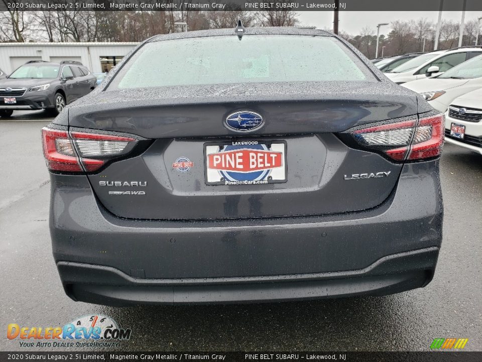 2020 Subaru Legacy 2.5i Limited Magnetite Gray Metallic / Titanium Gray Photo #5