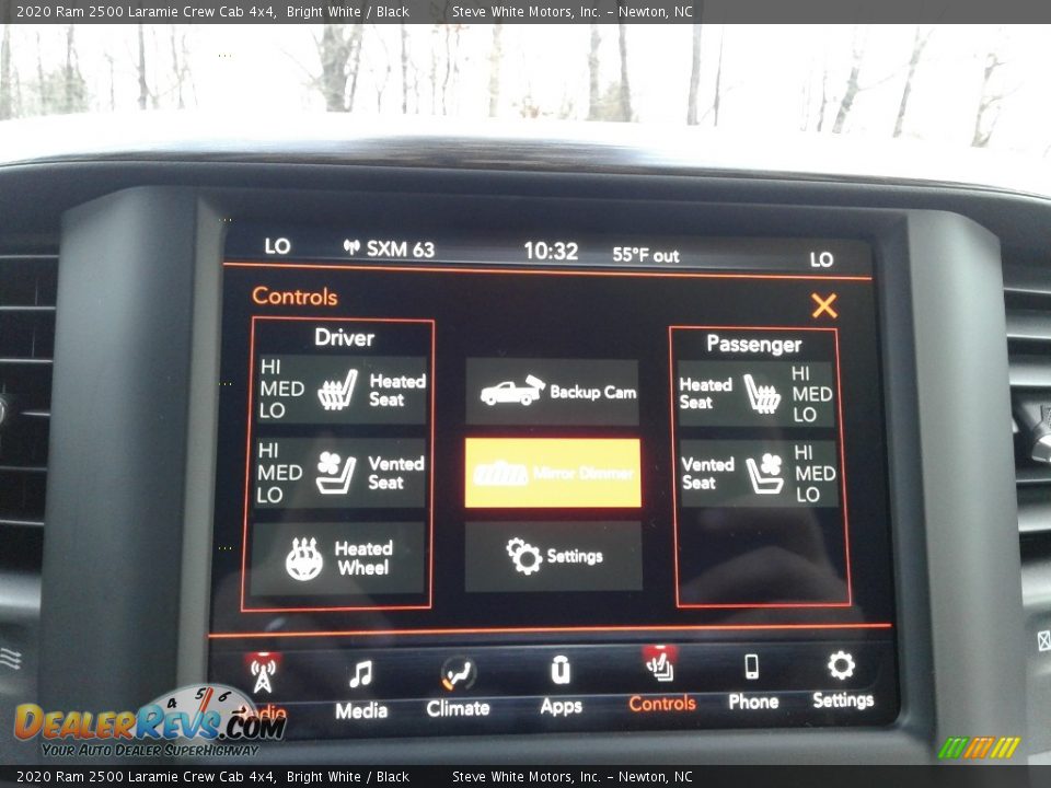 Controls of 2020 Ram 2500 Laramie Crew Cab 4x4 Photo #31