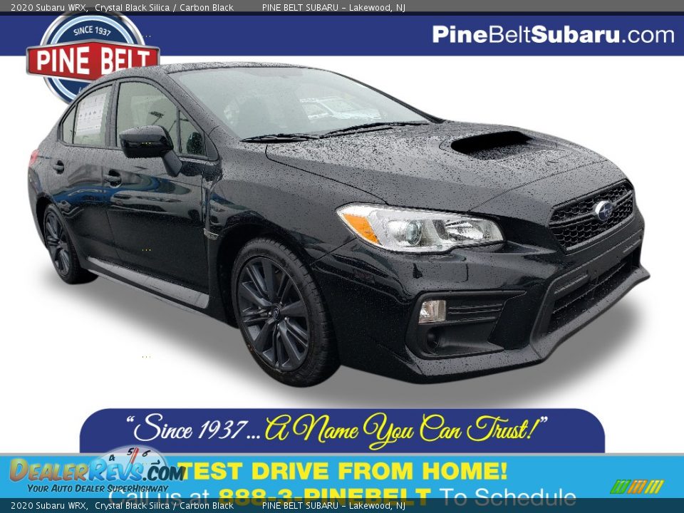 2020 Subaru WRX Crystal Black Silica / Carbon Black Photo #1