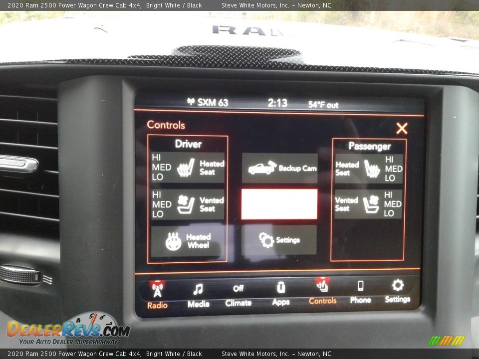 Controls of 2020 Ram 2500 Power Wagon Crew Cab 4x4 Photo #22