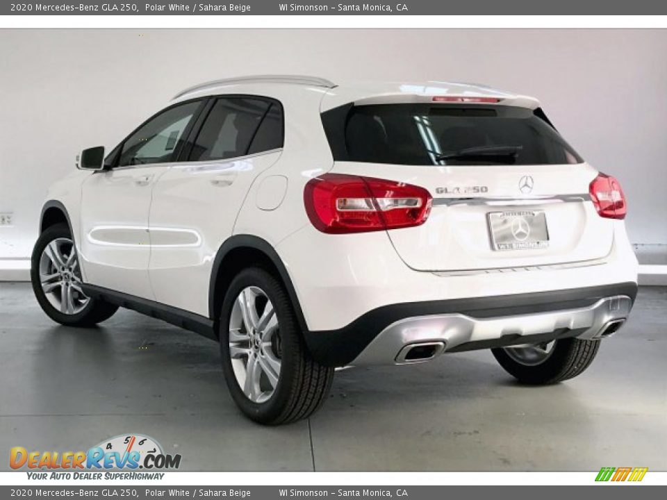 2020 Mercedes-Benz GLA 250 Polar White / Sahara Beige Photo #2