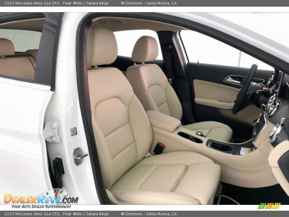 2020 Mercedes-Benz GLA 250 Polar White / Sahara Beige Photo #5