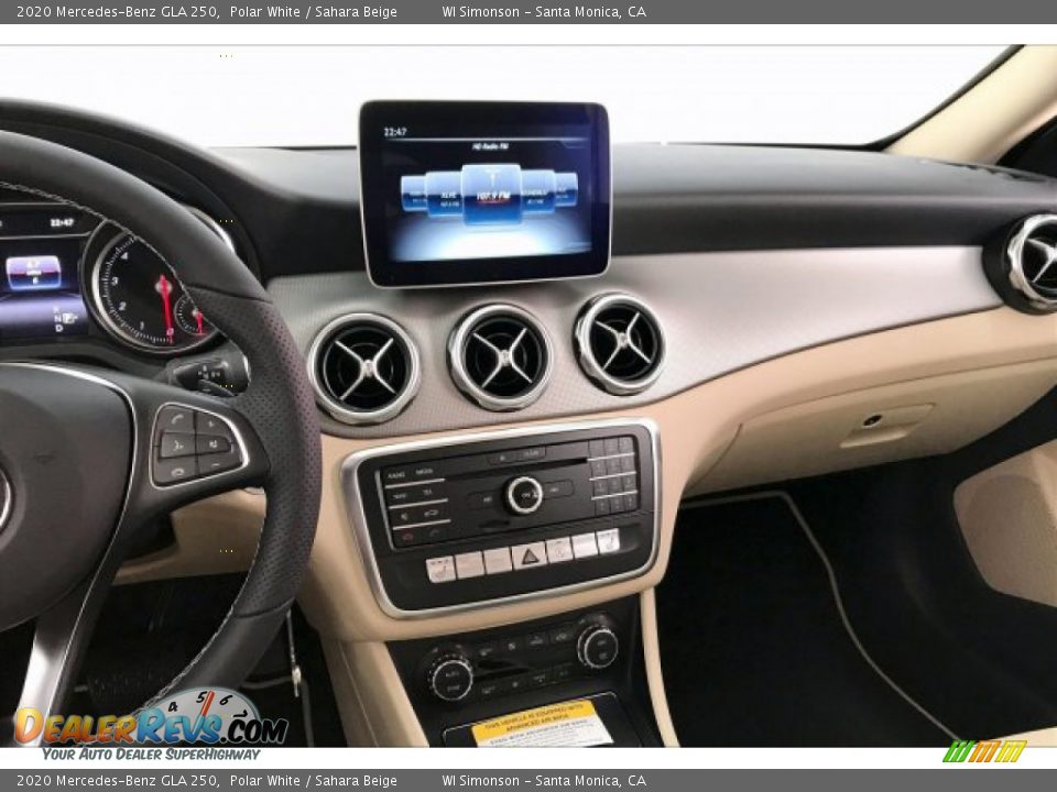 2020 Mercedes-Benz GLA 250 Polar White / Sahara Beige Photo #6
