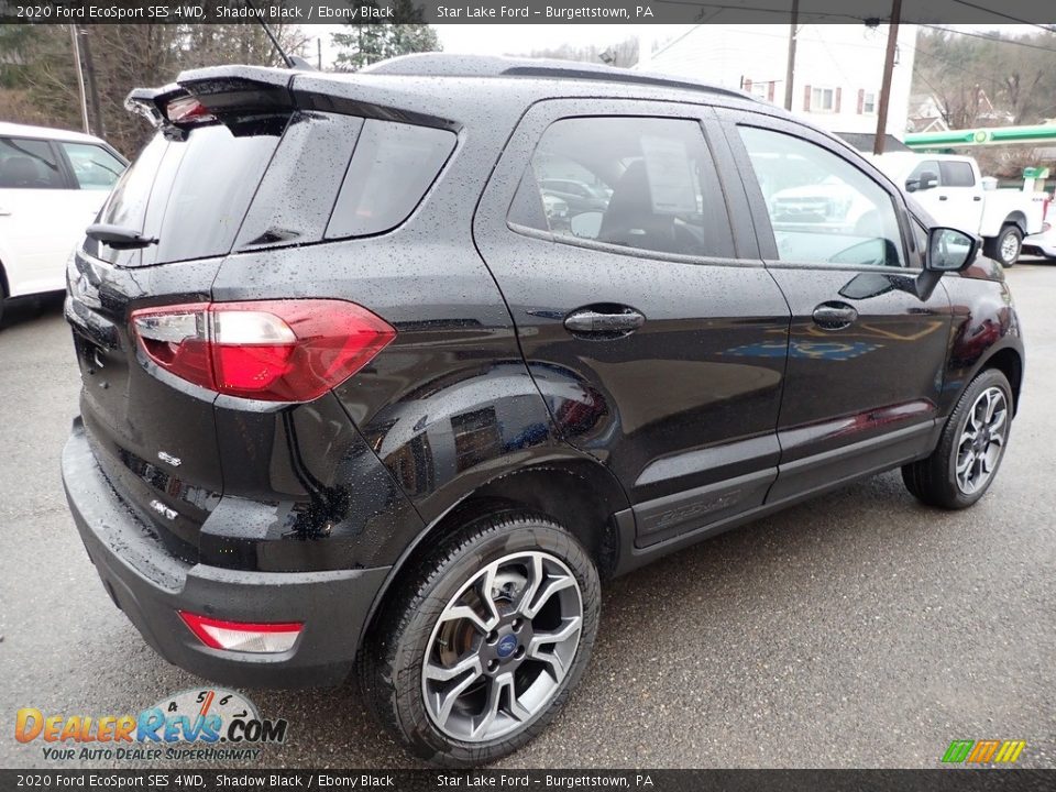 2020 Ford EcoSport SES 4WD Shadow Black / Ebony Black Photo #5