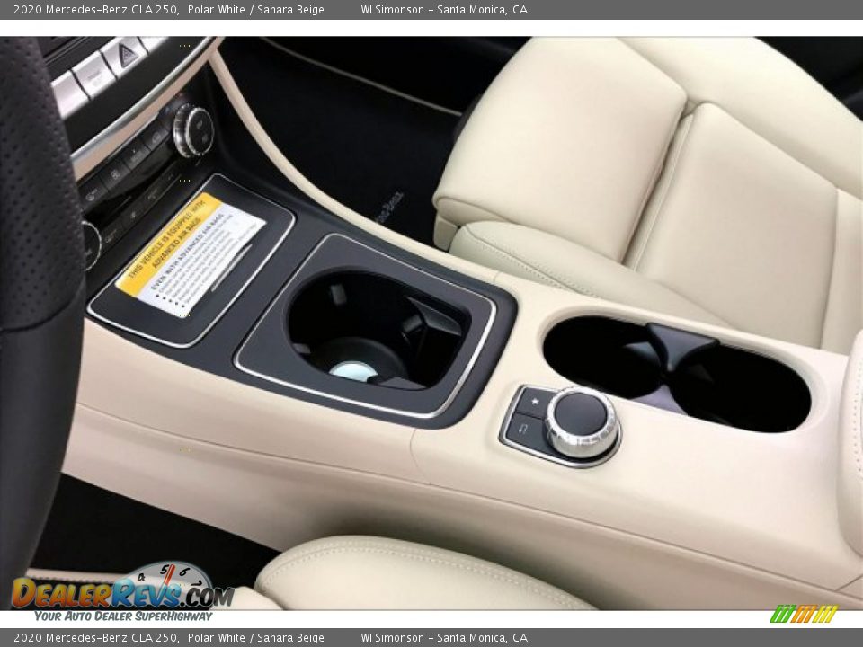 2020 Mercedes-Benz GLA 250 Polar White / Sahara Beige Photo #7