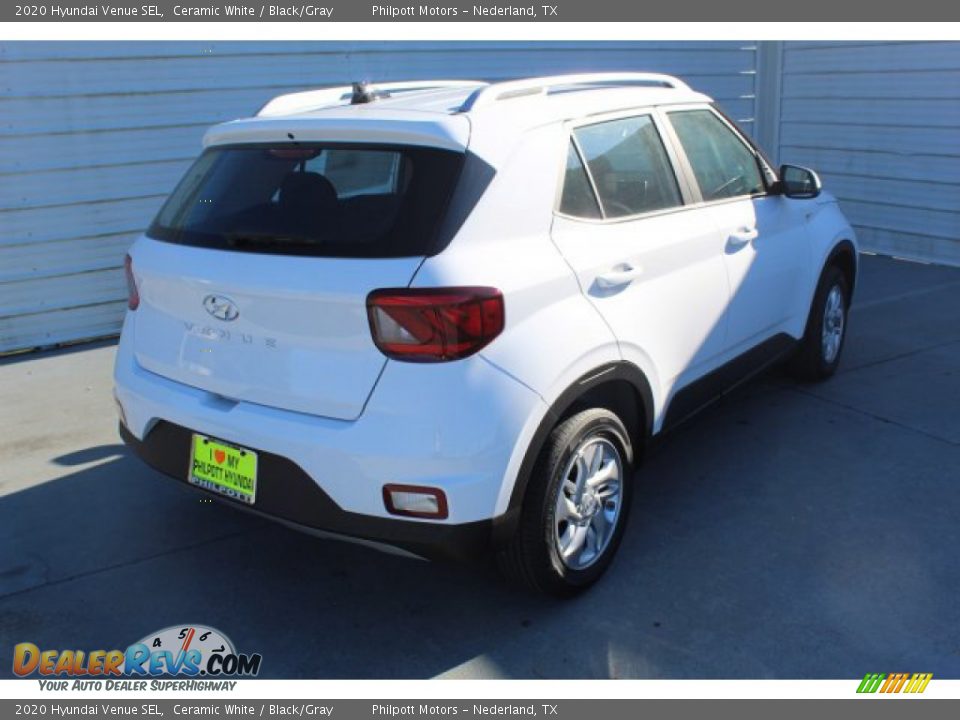 2020 Hyundai Venue SEL Ceramic White / Black/Gray Photo #8