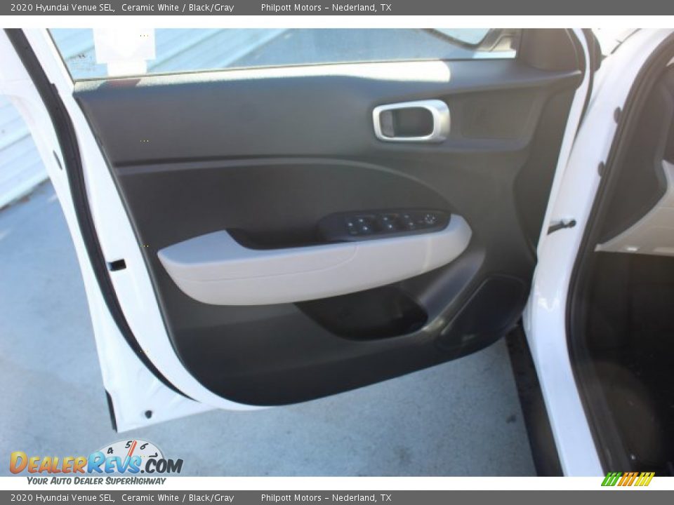 2020 Hyundai Venue SEL Ceramic White / Black/Gray Photo #9