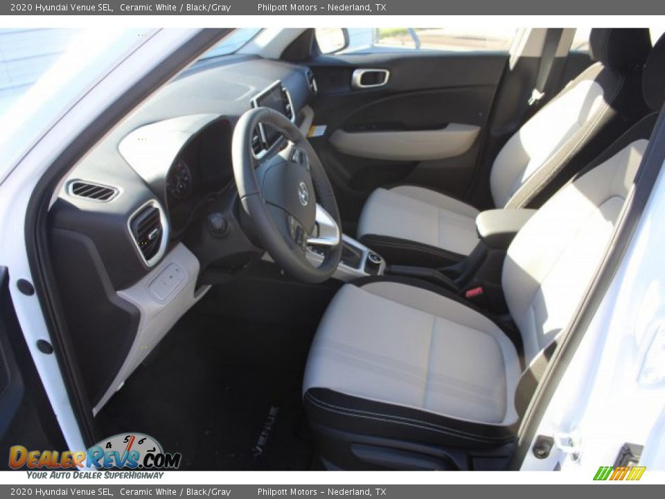 2020 Hyundai Venue SEL Ceramic White / Black/Gray Photo #10