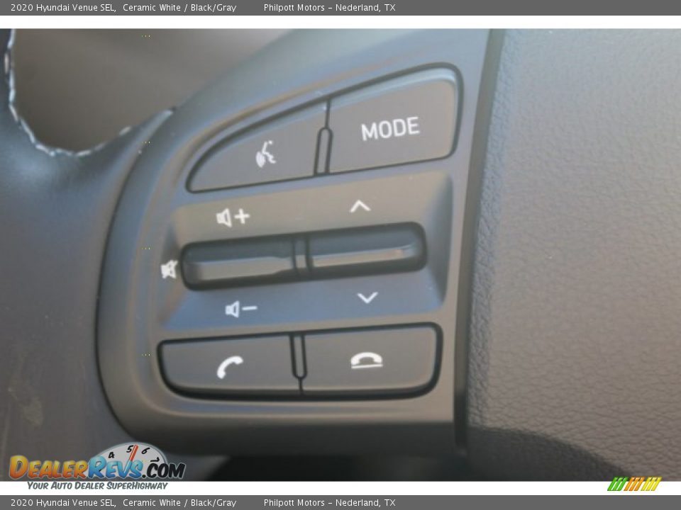 2020 Hyundai Venue SEL Ceramic White / Black/Gray Photo #11