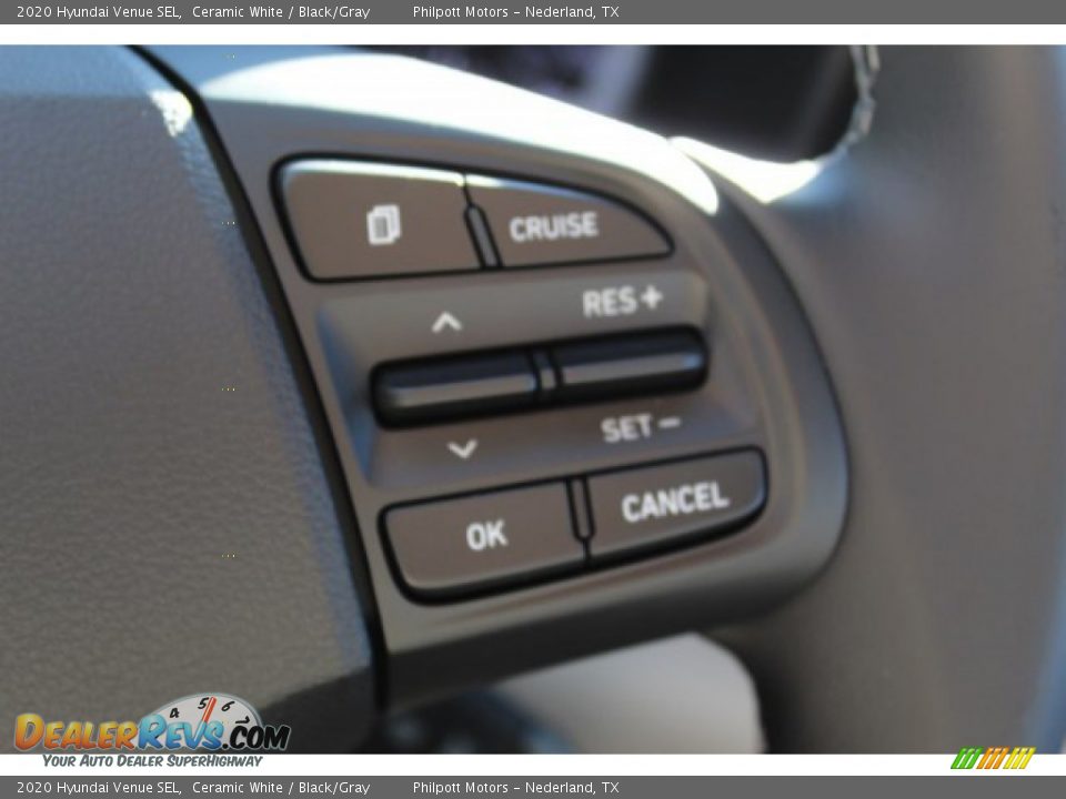 2020 Hyundai Venue SEL Ceramic White / Black/Gray Photo #12