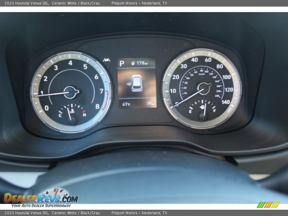 2020 Hyundai Venue SEL Ceramic White / Black/Gray Photo #13