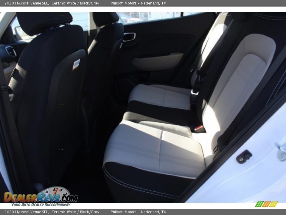 2020 Hyundai Venue SEL Ceramic White / Black/Gray Photo #19
