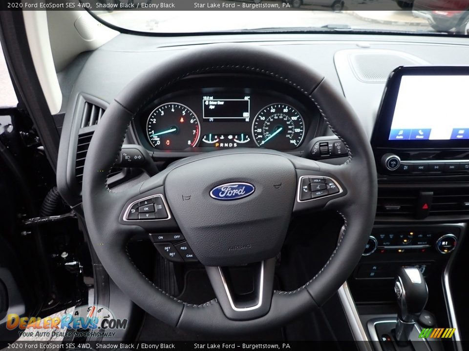 2020 Ford EcoSport SES 4WD Shadow Black / Ebony Black Photo #18