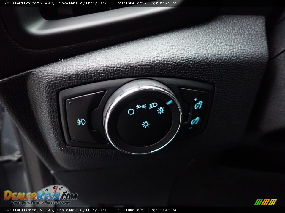 2020 Ford EcoSport SE 4WD Smoke Metallic / Ebony Black Photo #13