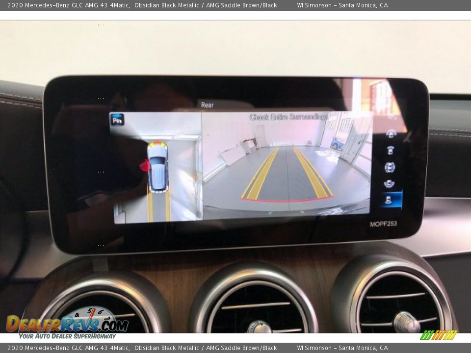 2020 Mercedes-Benz GLC AMG 43 4Matic Obsidian Black Metallic / AMG Saddle Brown/Black Photo #21