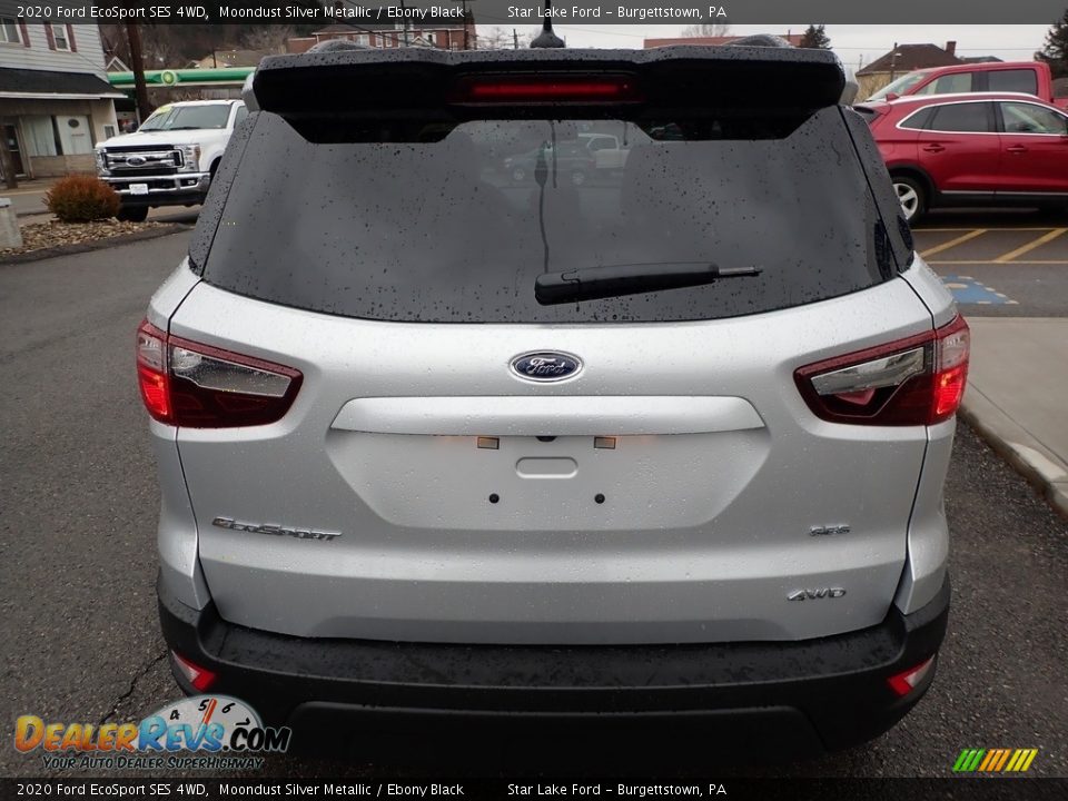 2020 Ford EcoSport SES 4WD Moondust Silver Metallic / Ebony Black Photo #7