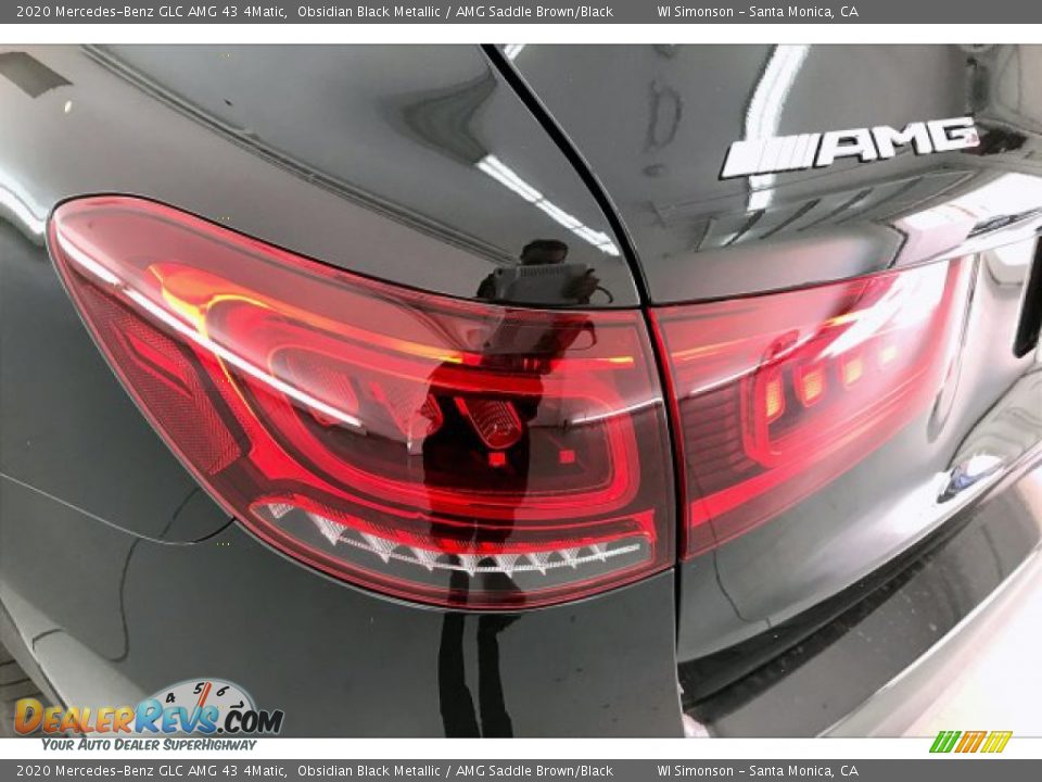 2020 Mercedes-Benz GLC AMG 43 4Matic Obsidian Black Metallic / AMG Saddle Brown/Black Photo #26
