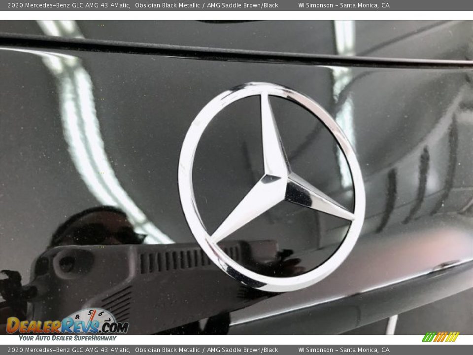 2020 Mercedes-Benz GLC AMG 43 4Matic Obsidian Black Metallic / AMG Saddle Brown/Black Photo #27