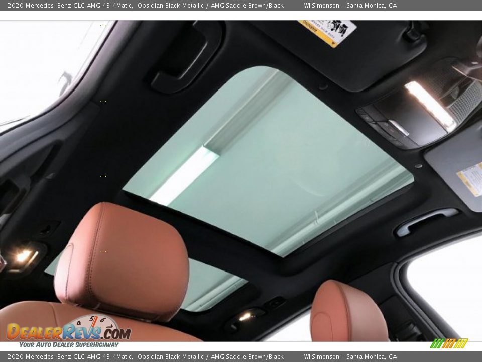 2020 Mercedes-Benz GLC AMG 43 4Matic Obsidian Black Metallic / AMG Saddle Brown/Black Photo #29