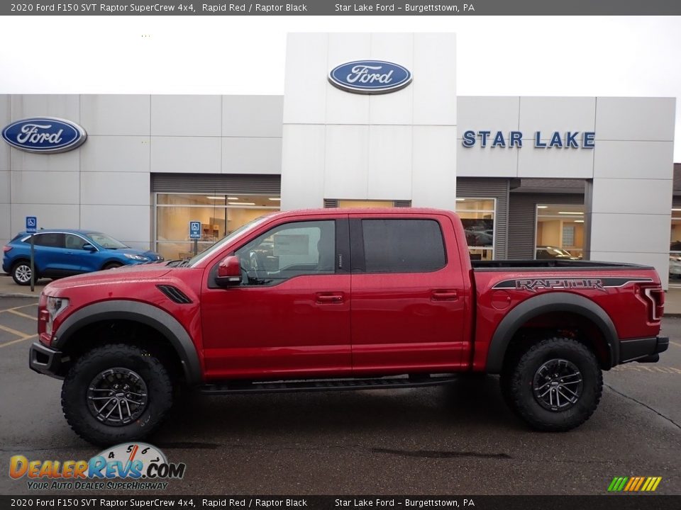 2020 Ford F150 SVT Raptor SuperCrew 4x4 Rapid Red / Raptor Black Photo #1
