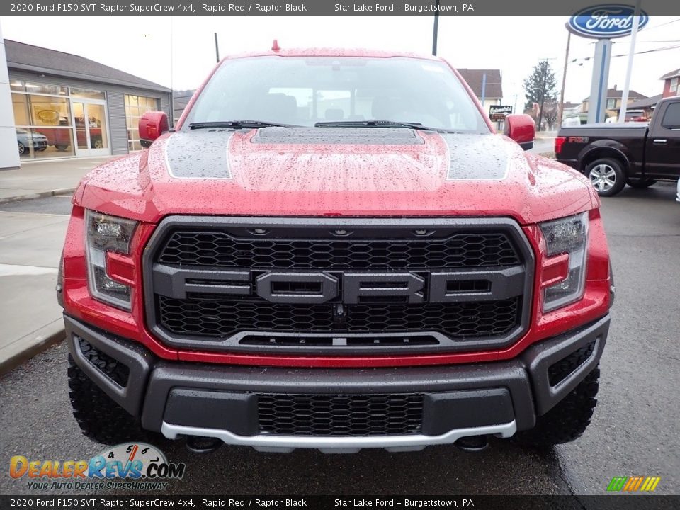 2020 Ford F150 SVT Raptor SuperCrew 4x4 Rapid Red / Raptor Black Photo #2