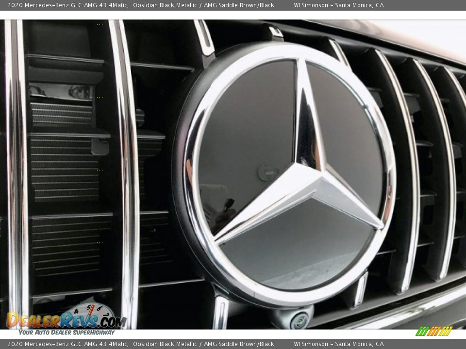 2020 Mercedes-Benz GLC AMG 43 4Matic Obsidian Black Metallic / AMG Saddle Brown/Black Photo #33