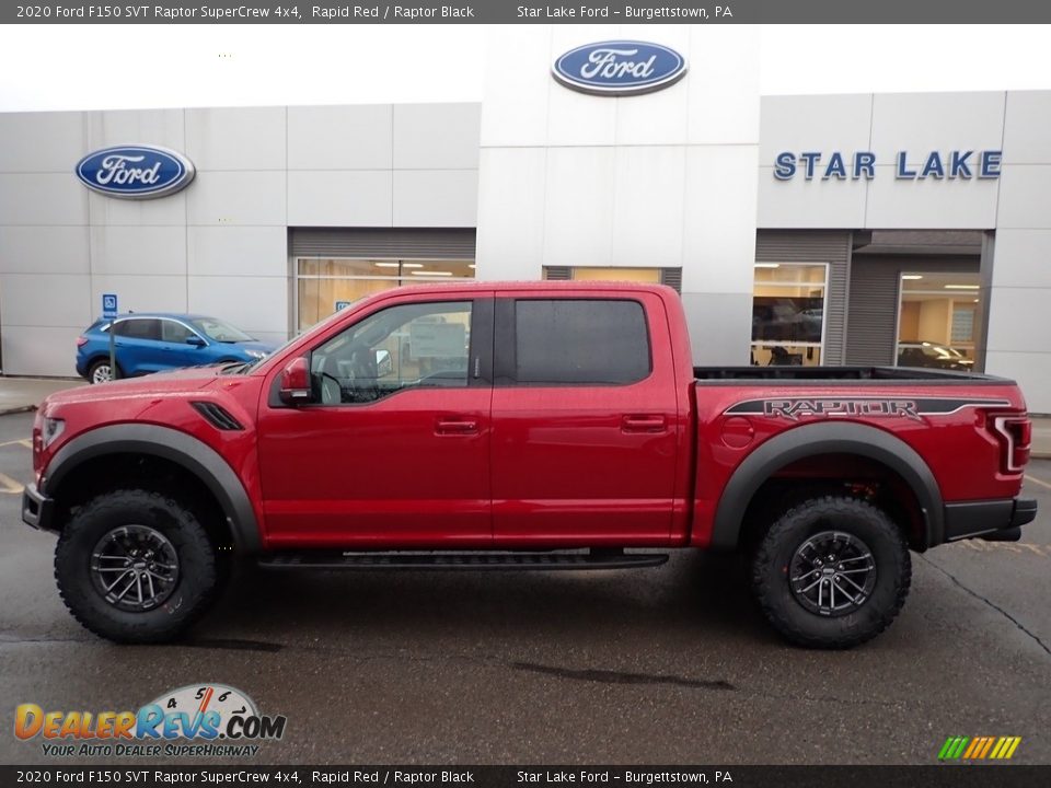2020 Ford F150 SVT Raptor SuperCrew 4x4 Rapid Red / Raptor Black Photo #8