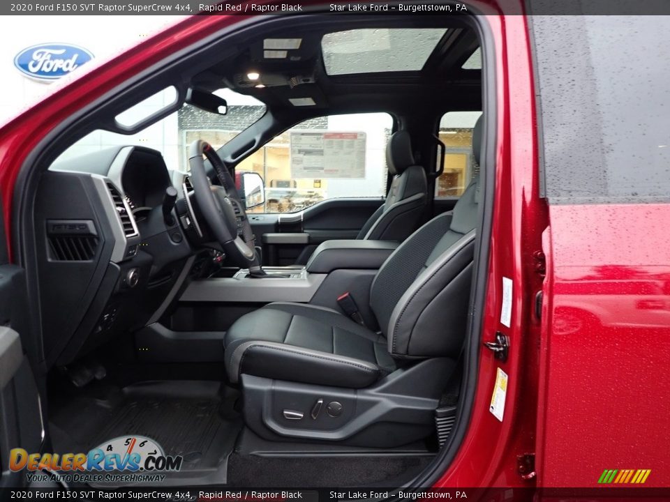 Front Seat of 2020 Ford F150 SVT Raptor SuperCrew 4x4 Photo #10