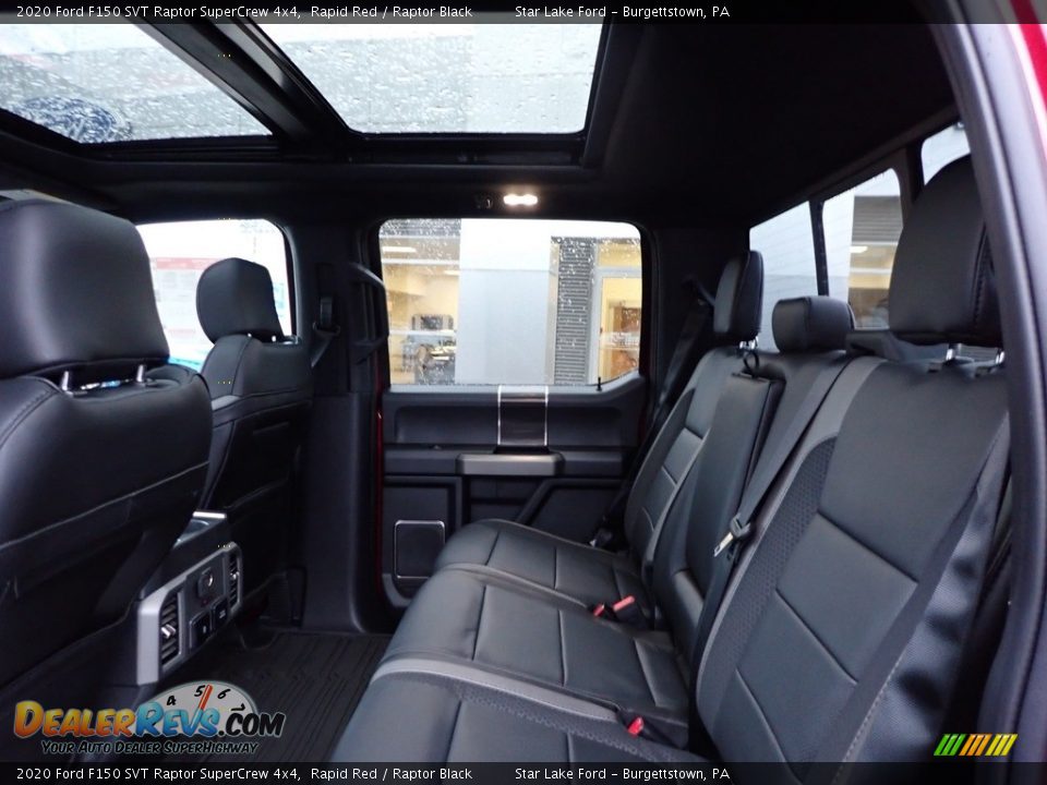 Rear Seat of 2020 Ford F150 SVT Raptor SuperCrew 4x4 Photo #11