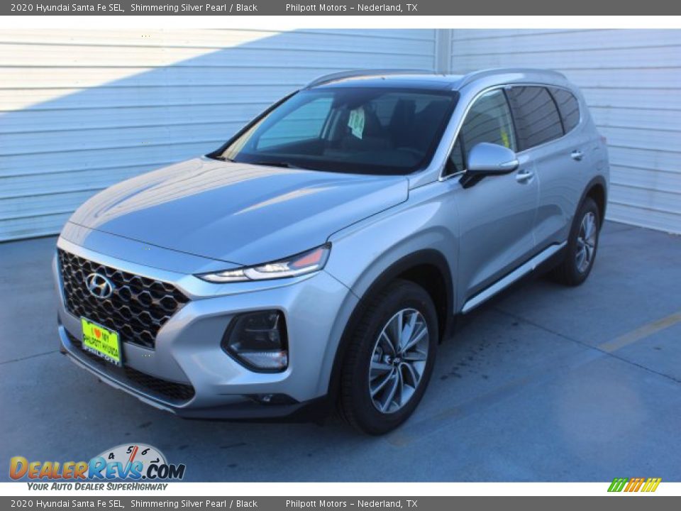 2020 Hyundai Santa Fe SEL Shimmering Silver Pearl / Black Photo #4