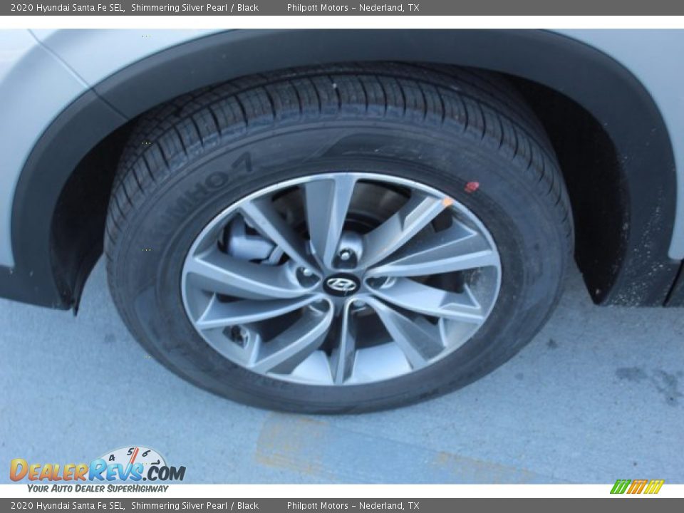 2020 Hyundai Santa Fe SEL Shimmering Silver Pearl / Black Photo #5