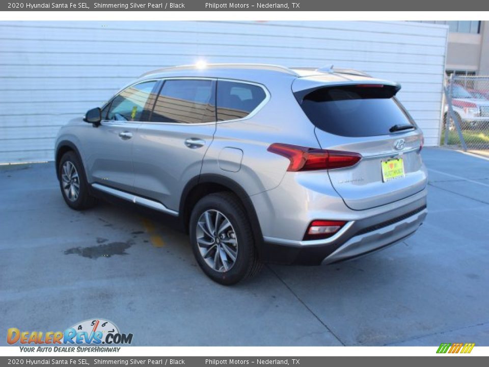 2020 Hyundai Santa Fe SEL Shimmering Silver Pearl / Black Photo #7