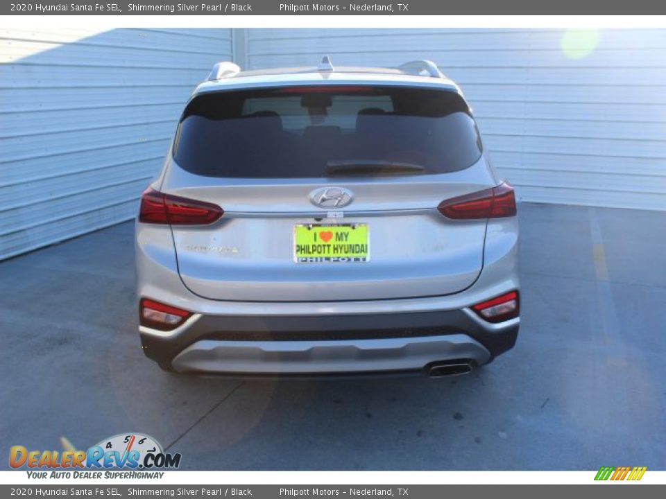 2020 Hyundai Santa Fe SEL Shimmering Silver Pearl / Black Photo #8