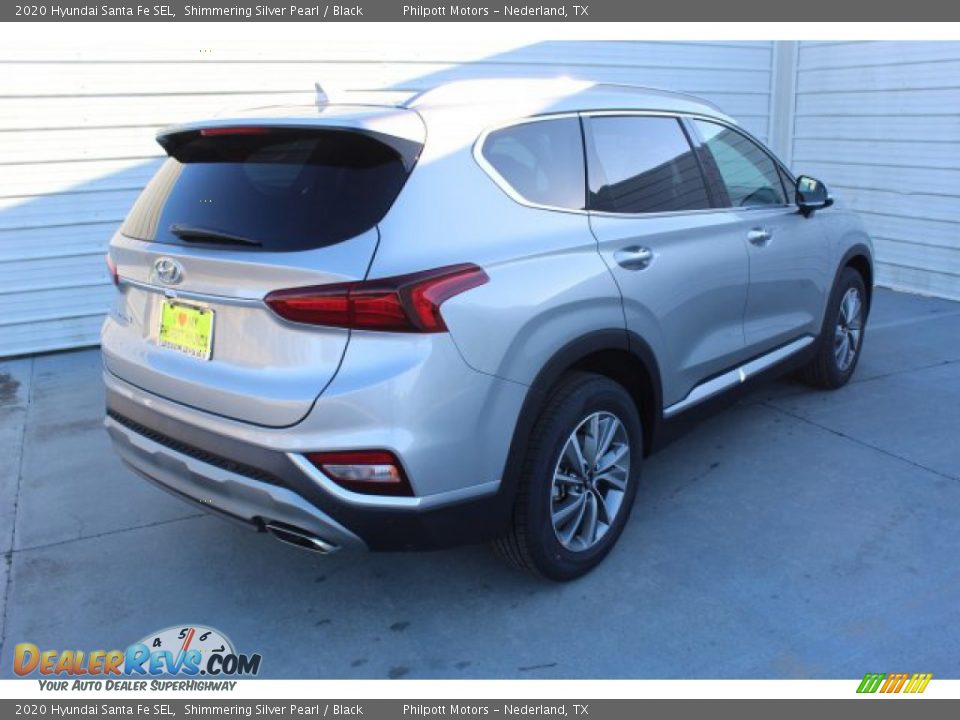 2020 Hyundai Santa Fe SEL Shimmering Silver Pearl / Black Photo #9