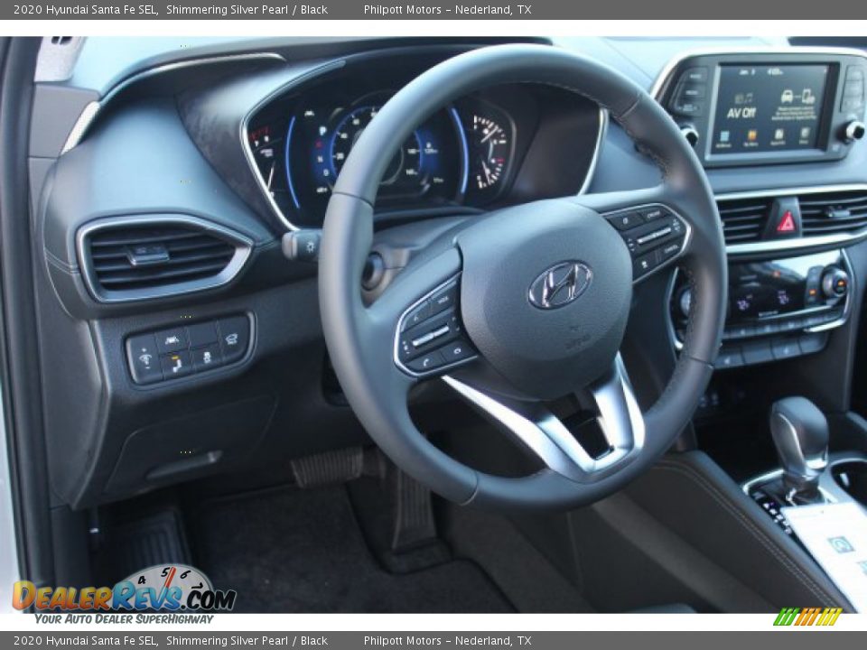 2020 Hyundai Santa Fe SEL Shimmering Silver Pearl / Black Photo #14