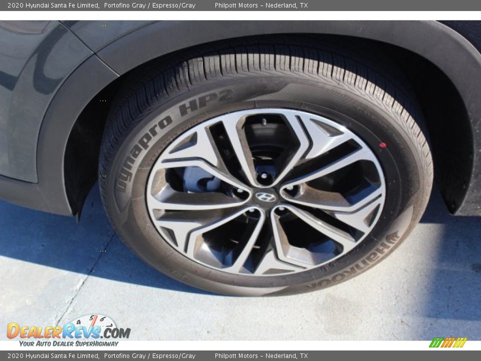 2020 Hyundai Santa Fe Limited Portofino Gray / Espresso/Gray Photo #5