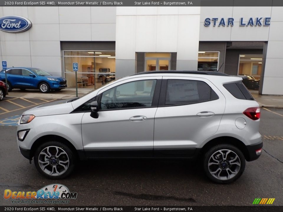 2020 Ford EcoSport SES 4WD Moondust Silver Metallic / Ebony Black Photo #9